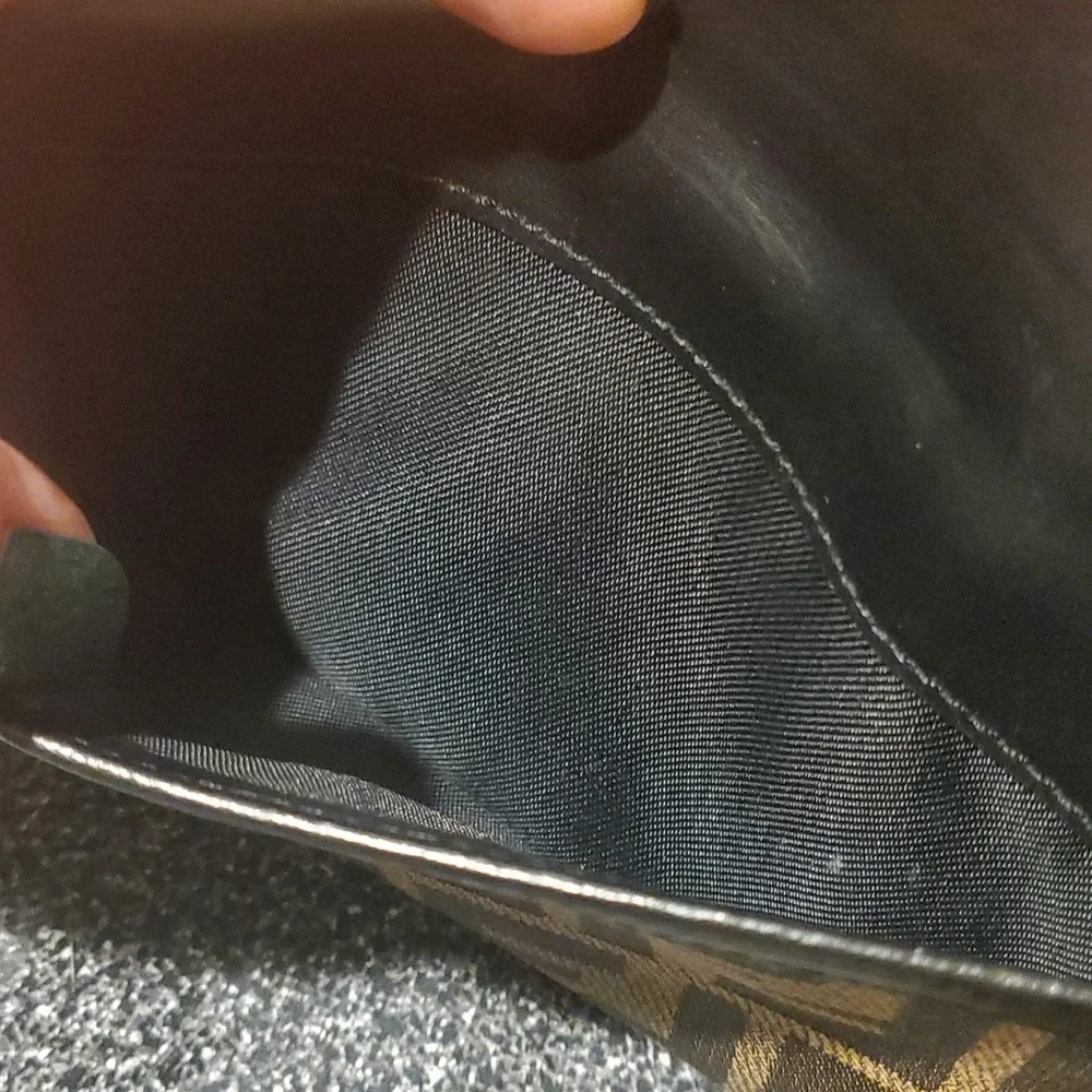 Fendi Zucca Monogram Flap Long Wallet